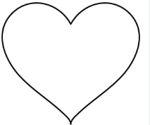 Outline:Ikat4nrfmfc= Heart Clipart