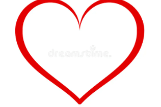 Outline:Ikat4nrfmfc= Heart Clipart