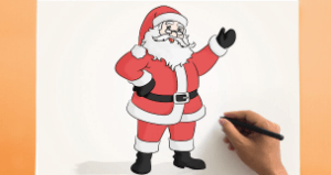 Easy:Epqmli39czy= How to Draw Santa