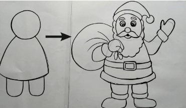 Easy:Epqmli39czy= How to Draw Santa